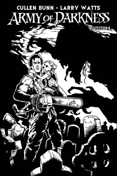 Army of Darkness (2014) issue 3-F Nacho Tenorio 1:25 Black & White Cover
