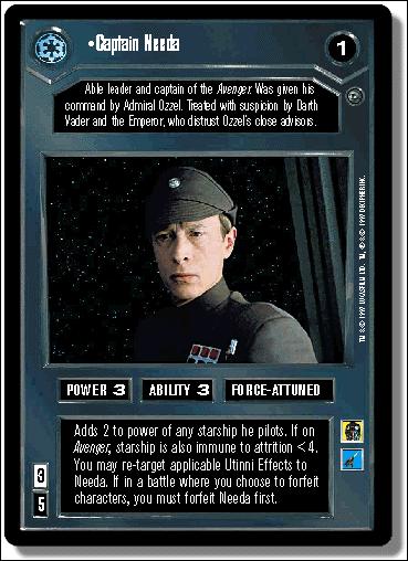 Star Wars: Dagobah Limited (Base Set) card 6 Captain Needa