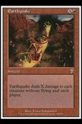 Magic the Gathering: 7th Edition (Base Set) card 180 Earthquake
