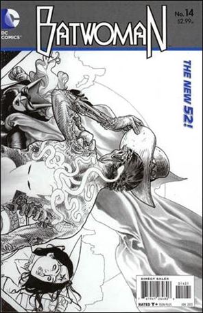 Batwoman (2011) issue 14-B Wraparound 1:25 Sketch Cover