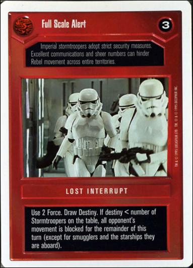 Star Wars: Premiere Unlimited (Base Set) card 78 Full Scale Alert