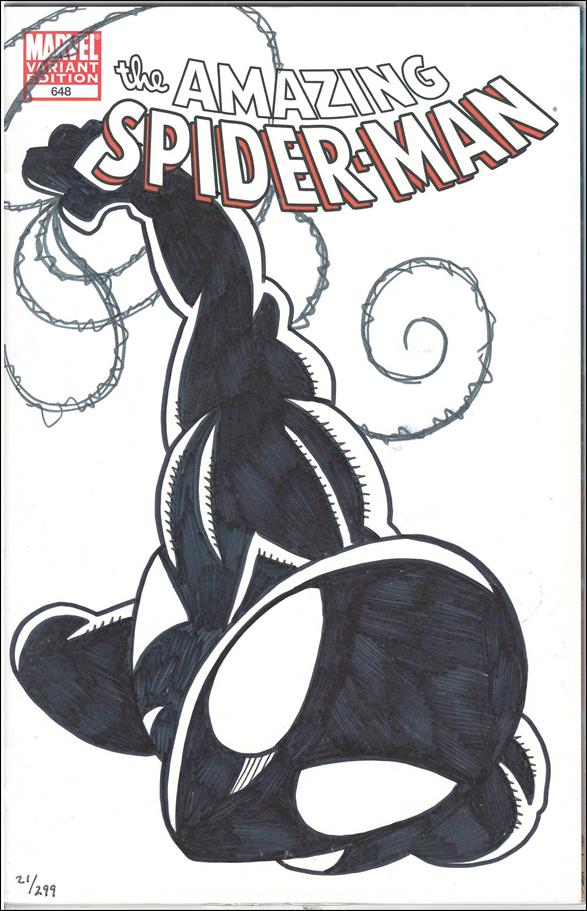 Amazing Spider-Man (1963) issue 648-M DF Blank Cover (Sgnd & Remkd by K Haeser) 1/299