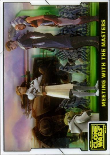 Star Wars: The Clone Wars (Animation Cel Subset) card 10 Meeting With the Masters