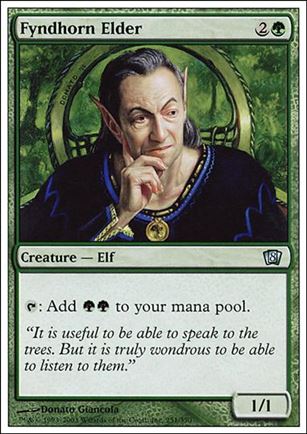Magic the Gathering: 8th Edition (Base Set) card 251 Fyndhorn Elder