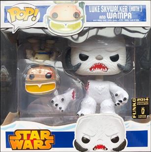 POP! Star Wars Multi-Packs figure nn-B Luke Skywalker (Hoth) and Wampa 2 Pack Summer Con