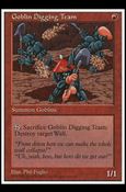 Magic the Gathering: 5th Edition (Base Set) card 235 Goblin Digging Team