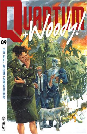 Quantum & Woody (2017) issue 9 Tom Fowler Cover