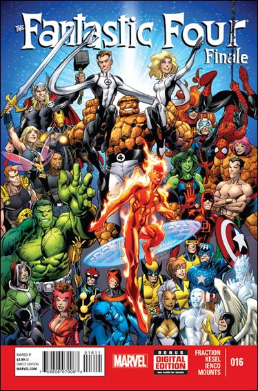 Fantastic Four (2013) issue 16 Mark Bagley Cover
