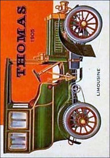 World on Wheels (Base Set) card 142 Thomas Limousine 1905