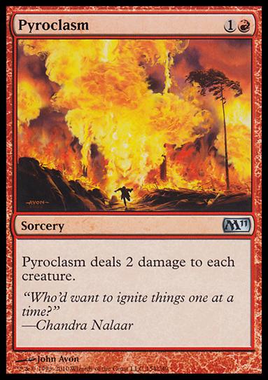 Magic the Gathering: 2011 Core Set (Base Set) card 154 Pyroclasm