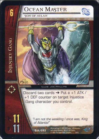 Justice League of America: VS System (Base Set)   card DJL-093 Ocean Master