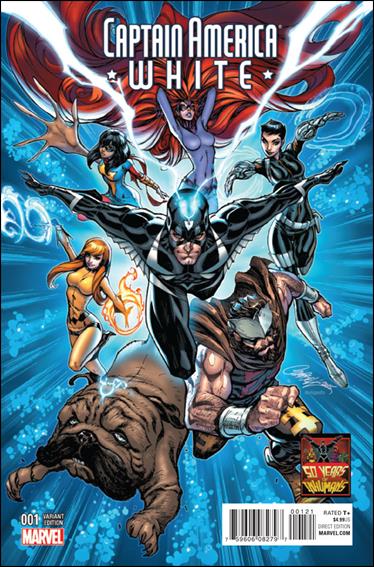 Captain America: White issue 1-D J. Scott Campbell 1:50 Inhumans 50th Anniv. Cover