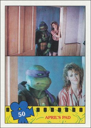Teenage Mutant Ninja Turtles Movie (Base Set) card 50 April's Pad