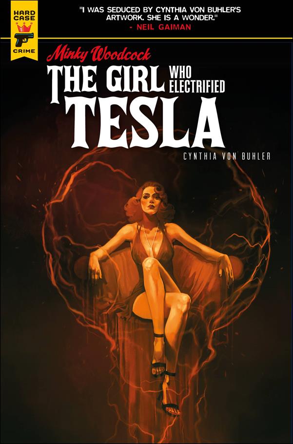 Minky Woodcock: The Girl Who Electrified Tesla issue 3-C Claudia Caranfa Cover