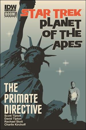 Star Trek/Planet of the Apes: The Primate Directive issue 1-B Juan Ortiz Cover