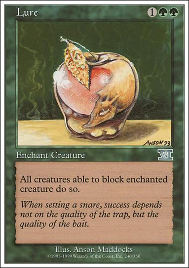 Magic the Gathering: 6th Edition (Base Set) card 240 Lure