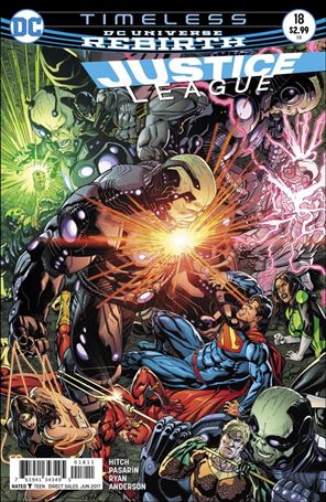 Justice League (2016) issue 18 Fernando Pasarin Cover