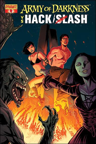 Army of Darkness vs. Hack/Slash issue 4-B Tim Seeley Cover