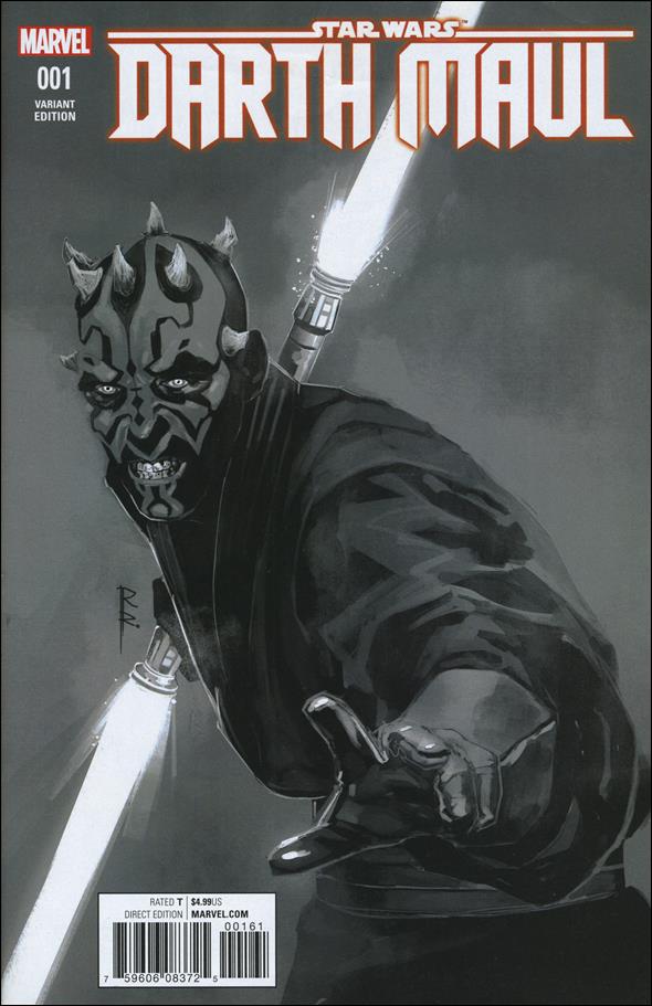 Darth Maul issue 1-H Rod Reis 1:100 B&W Cover