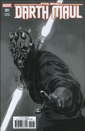 Darth Maul issue 1-H Rod Reis 1:100 B&W Cover