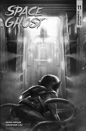 Space Ghost (2024) issue 11-N Francesco Mattina B&W 1:7 Cardstock Cover