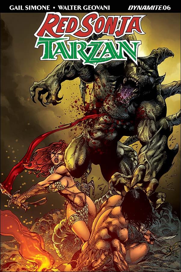 Red Sonja / Tarzan issue 6-D Roberto Castro Cover