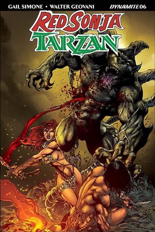 Red Sonja / Tarzan issue 6-D Roberto Castro Cover