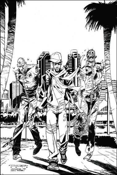 Fanboys vs Zombies issue 6-D Khary Randolph 1:25 Virgin Sketch Cover