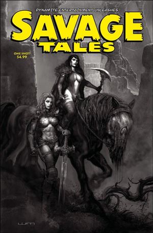Savage Tales (2022) issue One Shot-H Liam Sharp 1:10 Black & White Cover