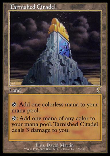 Magic the Gathering: Odyssey (Base Set) card 329 Tarnished Citadel