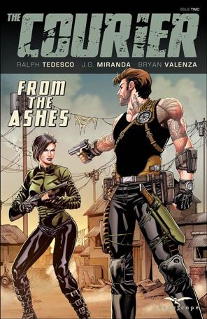 Courier: From the Ashes issue 2-D Robert Atkins Cover