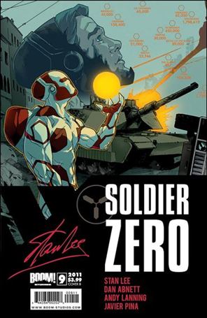 Soldier Zero issue 9-B Kalman Andrasofszky Cover
