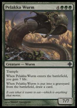 Magic the Gathering: Rise of the Eldrazi (Base Set) card 204 Pelakka Wurm