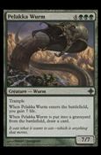 Magic the Gathering: Rise of the Eldrazi (Base Set) card 204 Pelakka Wurm