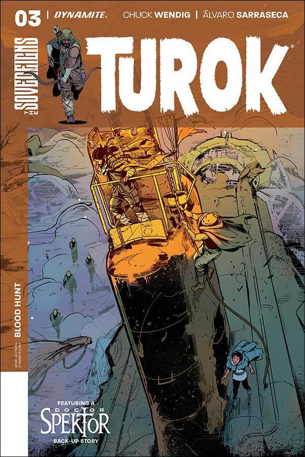 Turok (2017) issue 3-B Alvaro Sarreseca Cover