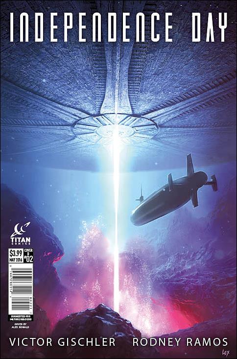 Independence Day issue 2-B Alex Ronald Cover
