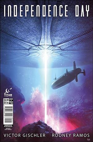 Independence Day issue 2-B Alex Ronald Cover