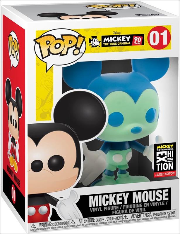 POP! Disney figure 1-G Mickey Mouse (Blue & Green) NYC Exhibition