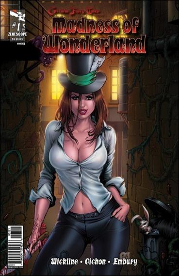 Grimm Fairy Tales Presents Madness of Wonderland issue 1-B Mike Krome Cover