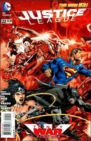Justice League (2011) issue 22-I Ivan Reis Connecting Red Cover (2nd Printing)