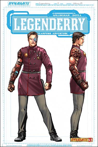 Legenderry: A Steampunk Adventure issue 3-C Johnny Desjardins 1:50 $6,000 Man Cover