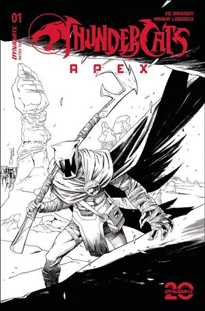 Thundercats: Apex issue 1-N Declan Shalvey B&W 1:10 Cardstock Cover