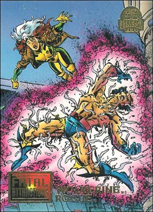 Marvel Universe: Series 5 (Base Set) card 12 Rogue and Wolverine
