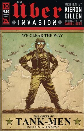 Uber: Invasion issue 10-D Daniel Gete Propaganda Poster Cover