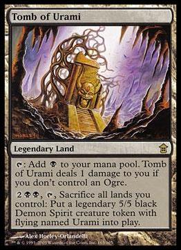Magic the Gathering: Saviors of Kamigawa (Base Set) card 165 Tomb of Urami