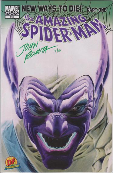 Amazing Spider-Man (1963) issue 568-J DF Negative Cover (Signed by John Romita) 1/10