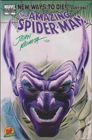 Amazing Spider-Man (1963) issue 568-J DF Negative Cover (Signed by John Romita) 1/10