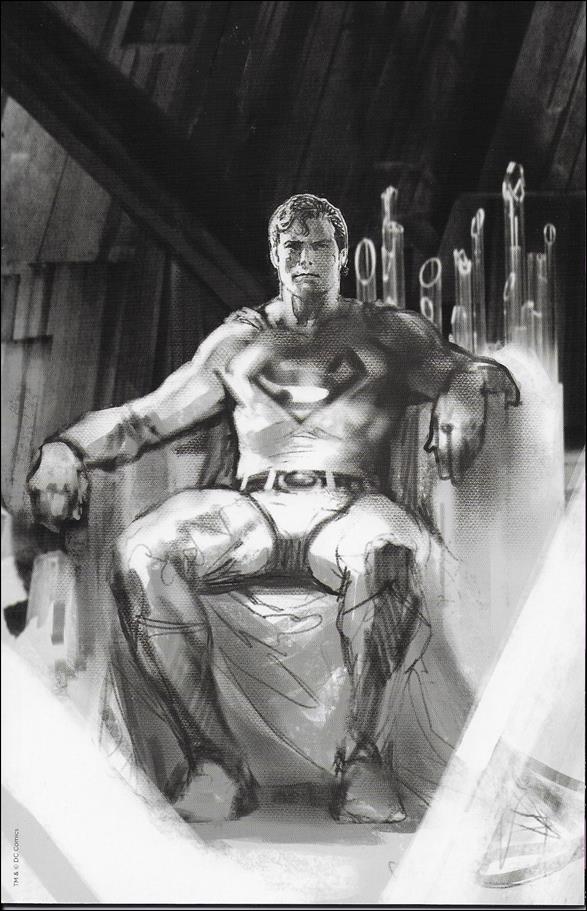 Action Comics (1938) issue 1000-LF Gabriele Dell'Otto Bulletproof Virgin B&W Cover