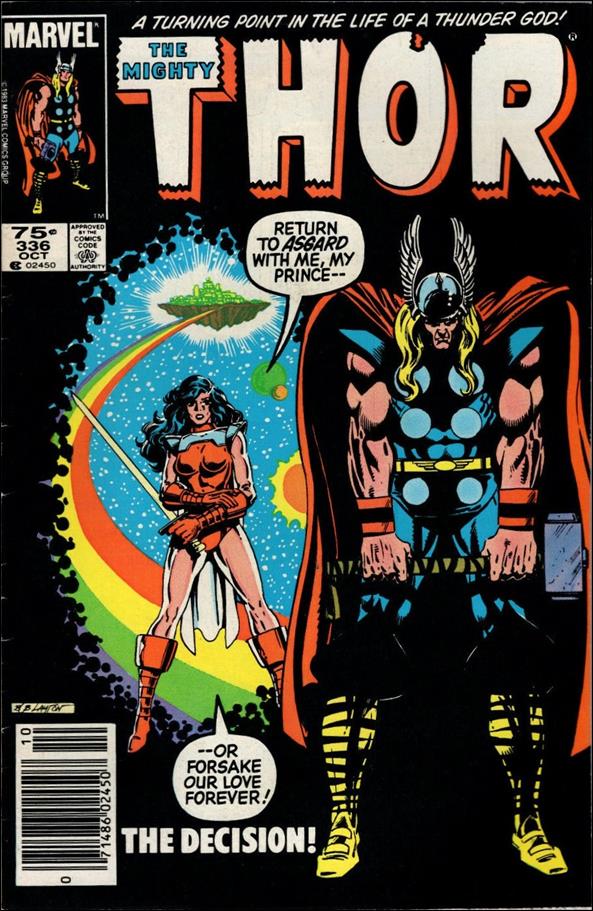 Thor (1966) issue 336-B Canadian Price Cover
