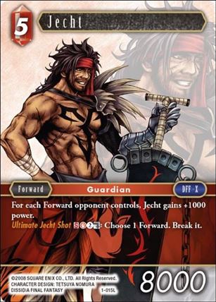 Final Fantasy Trading Card Game: Opus I (Base Set) card 015L Jecht 